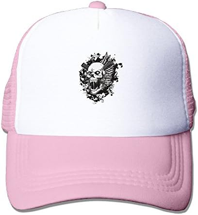 Mesh Hat Drawing Skeleton Cool Hatpersonality Hat Design The Picture Unisex Hat