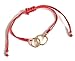 SIFRIMANIA Endless Love Mother and Daughter Matching Bracelets Set of 2 Red String