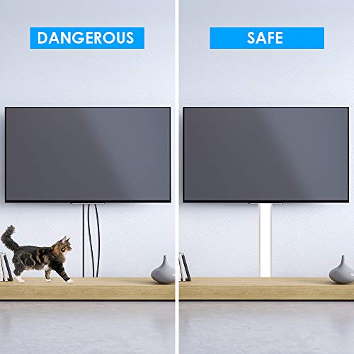 47inch Cord Hider Wall Mounted TV, Yecaye TV Cord Cover, Predrilled