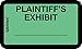 Tabbies Legal Exhibit Labels, Label: 1-5/8