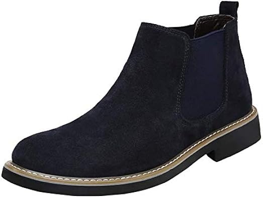 mens soft leather chelsea boots