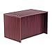 Alera Valencia Series 48 by 30 by 29-1/2-Inch Desk Shell, Rectangular Top, Mahogany