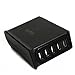 Cater 60W 5-Port Usb IQ charger Desktop Charger Charging Station PowerPort 5 for iPhone 7 / 6s / Plus, iPad Pro / Air 2 / mini, Galaxy S7 / S6 / Edge / Plus, Note 5 / 4, LG, Nexus, HTC and More