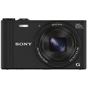 Sony DSCWX350 18 MP Digital Camera (Black)