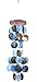 Bellaa Wind Chimes for Outside Capiz Sea Glass Shells 27 inch Outdoor Windchimes Home Garden Patio Yard Lawn Unique Gifts Mom Grandma Woman Sympathy Memorial Remembrance