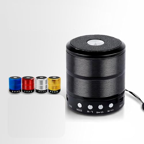 Mini Caixinha de Som Bluetooth Portátil WS-887 USB SD Rádio FM – Mini Speaker Envio Sortido