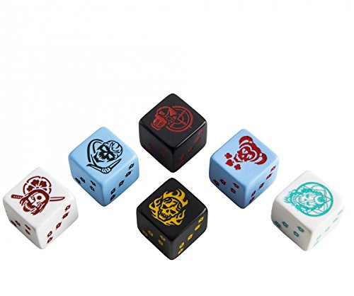 Knight Models Batman Miniature Game: Suicide Squad D6 Dice Set