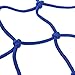 Pixnor 40*40cm Luggage Cargo Bungee Net Bag 6 Hooks Bike Motorcycle Helmet Mesh Storage Carrier Bag (Blue)