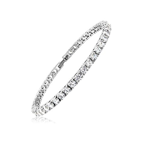 Cubic Zirconia Classic Tennis Bracelet-8 inch