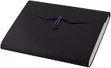 D.RECT Expandable File 12 Compartments A4 Black Document Organizer view 2
