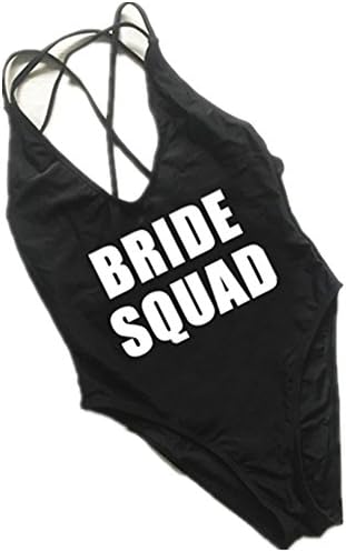 Birde Women's Strappy Swimwear One Piece Bikini Swimsuits Blackless Monokinis