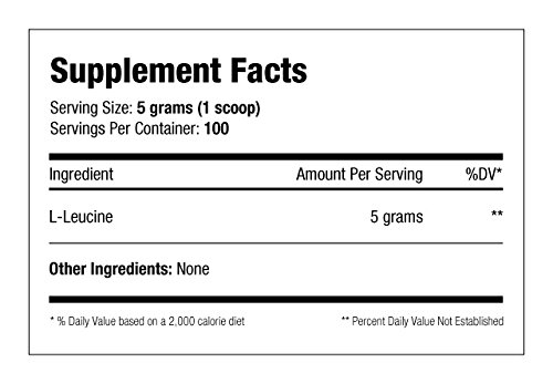 Serious Nutrition Solutions Leucine - 500 Grams