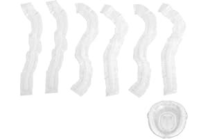 DeaHea 20 Pack Sitz Bath Cover Liner Disposable Sitz Bath Liner Cover Bags for Hemorrhoids Toilet Seat Postpartum Care Perineal Soaking Women Collapsible Sits Bath Kit