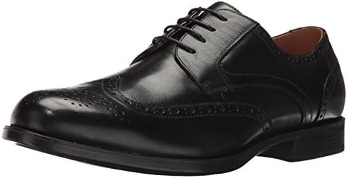 Amazon.com | POLO RALPH LAUREN Asher Wing Tip Black Calf Leather 8