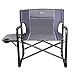 Timber Ridge Directors Chair Supports 600lbs XXL Oversize Folding Camping Heavy Duty Steel Frame Full Padded with Side Table and Armrest