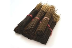 INCENSE GARDEN Black Love Natural Incense Sticks - 85-100 Stick Bulk Pack - Hand Dipped, 60 Minute Burn, 11 Inches Long