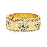 ATJMLADYJEWELRY US Size 6 7 8 Lucky Turkish Evil