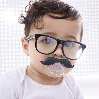 Funny Black Mustache Pacifier - A Present For Baby Boy, Toddler, &amp; Infants - Extra Soft Silicone BPA Free - Create Fun Memories &amp; Pictures - The Binky Is A Unique Perfect Baby Shower Gift Idea