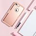iPhone 8 Plus Case, iPhone 7 Plus Case, YOUMAKER Rose Gold Full Body Heavy Duty Protection Shockproof Case Cover for Apple iPhone 8 Plus 2017/iPhone 7 Plus 5.5 inch Without Screen Protector (RG/Pink)