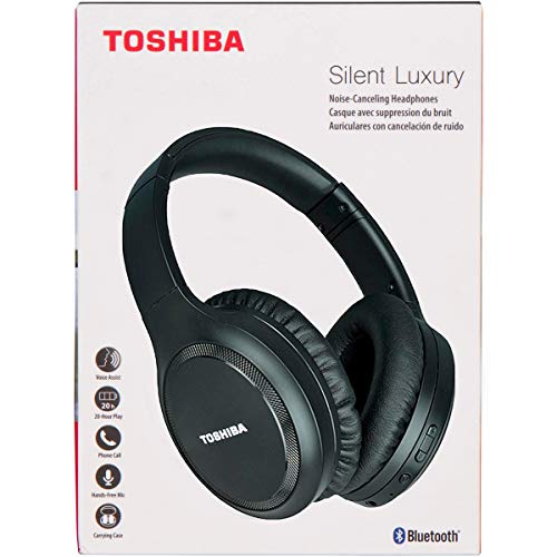 Toshiba Noise Cancelling Bluetooth Headphones Wireless Over Ear