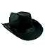 Funny Party Hats Black Cowboy Hat - Cowboy Hats - Western Hat - Unisex Adult Cowboy Hat - Cowboy Costume Accessories