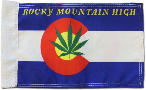 Colorado (Rocky Mountain High) - 5.75" x 9" Motorcycle Flag