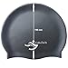 Black Silicone Swim Caps for Men and Women by CoboToOz. Strong and Tear Resistant. Soft and Comfortable. Fully Guaranteed.