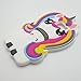 Rainbow Unicorn Samsung Galaxy S7 edge Case,XINSIR Cute 3D Cartoon Animal Horse Soft Silicone Case Rubber Back Cover Skin for Samsung S7 edge (Colorful)