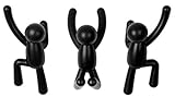 Umbra Buddy Wall Hooks, Set of 3, Black (Misc.)