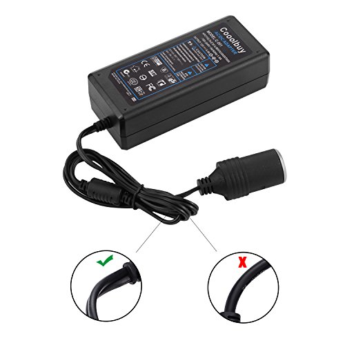AC to DC Converter, Cooolbuy 8.5A 102W 110-220V to 12V Car Cigarette Lighter Socket AC/DC Power Supply Charging Adapter