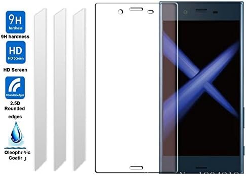 TeKKno® [Pack of 3 TEMPERED GLASS Screen Protector LCD Guard Cover for SONY XPERIA XZ