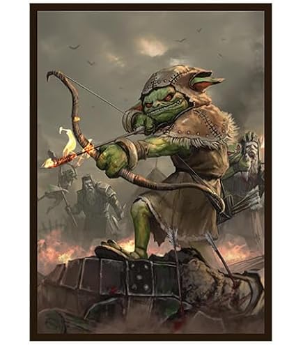 Amazon.com: Realm Guard 100ct Textured TCG/MTG Card Art Sleeves (Goblin  Army) : Toys & Games