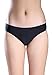 Wealurre Seamless Underwear Invisible Bikini No Show Nylon Spandex Women Panties (Black,M)
