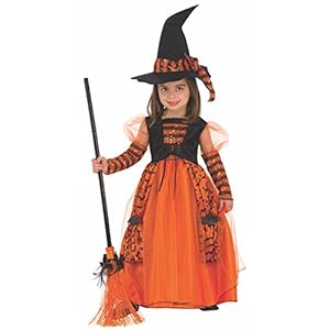 Comprar Disfraz de Bruja Brillante Calabaza para niña, Rubies - Varias Tallas - Disfraces Halloween para niña - Envíos Baratos o Gratis