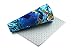 Blue Sea Theme Dolphin 3D Ocean Dolphin Fishes Pattern Blue Bathroom Floor Carpet - Flannel carpet Water and Skid Resistant Kids Home Decoration