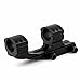 JahyShow 1 inch Cantilever Flat Top Weaver Forward Reach Dual Ring Rifle Scope Mount Solid Black