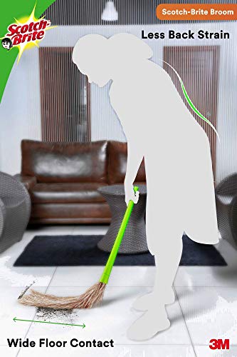 Scotch-Brite No-Dust Broom, Long handle, Easy floor cleaning (Multi-use) 4 Scotch-Brite No-Dust Broom, Long handle, Easy floor cleaning (Multi-use) - Image 4