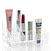 Weiai 24 Stand Transparent Plastic Trapezoid Makeup Cosmetic Organizer Display Stand A77