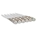 La Cote 6 Piece Steak Knives Set Japanese Stainless Steel Pakka Wood Handle In Gift Box (6 PC Steak Knife Set)