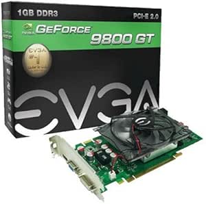 EVGA nVidia GeForce 9800GT 1 GB DDR3 VGA/DVI/HDMI PCI-Express Video Card 01G-P3-N988-TR