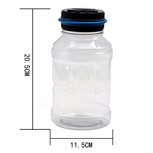 Weite Piggy Bank, Black Digital Money Bank Large LCD Money Jar, Battery Operated Coin Bank EU Coins Savings Box for Office Home Kids Children Adults, Auto Counting (B)
