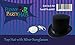 Funny Party Hats Silver Guitar Player Costume Accessory Felt Top Hat-Aviator Sunglasses