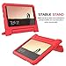 MoKo Case for Samsung Galaxy Tab A 8.0 2018 SM-T387, EVA Kids Shock Proof Convertible Handle Light Weight Protective Cover Compatible with Samsung Galaxy Tab A 8.0 Inch 2018 Release Tablet - Red