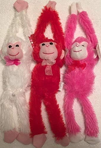valentine's day monkey stuffed animal