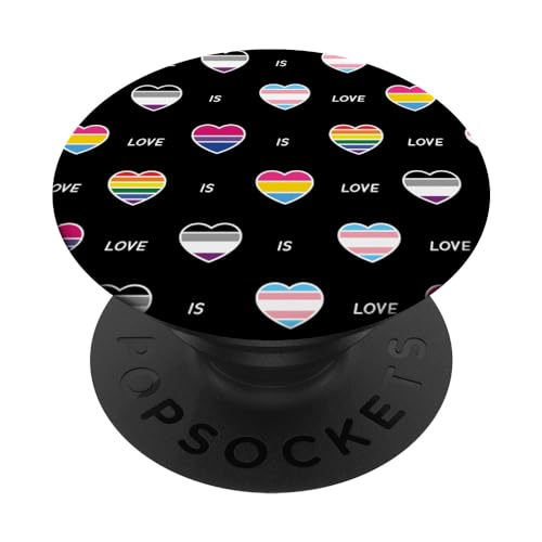 LGBT Pride Flags Bi Ace Pan Trans Lesbian Gay Pride PopSockets Adhesive PopGrip