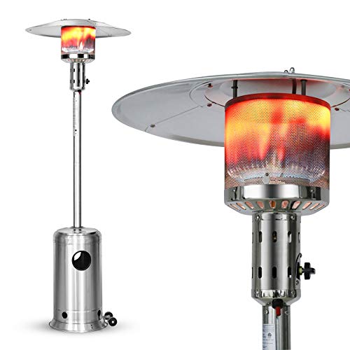 Legacy Heating 48000 BTU Outdoor Propane Patio Heater, Tainless Steel