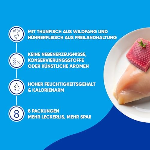 Churu Fun Bites, Katzenleckerlis mit Huhn und Thunfisch, 96g