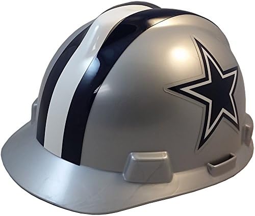 MSA NFL Ratchet Suspension Hardhats with Onerous Hat Tote