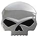Harley-Davidson Willie G Skull Chrome Finish Hard Plastic Decal DC1199062