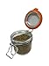 Medallion TOP QUALITY Smell Proof Airtight Glass Tobacco Herb Coffee Container Jar